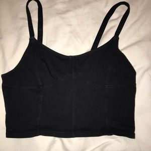 American eagle black crop top